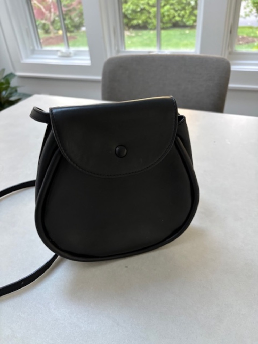 Katie Emma Leather Saddle Belt Bag/Cross-body
